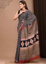 Cotton Mul Mul Multi Colour Casual Wear Printed Saree